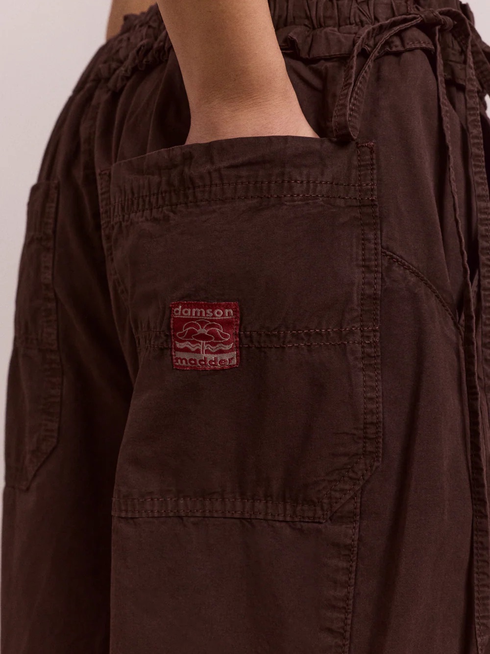 Damson Madder Liv Trouser- Brown size 6 - Picture 3 of 14